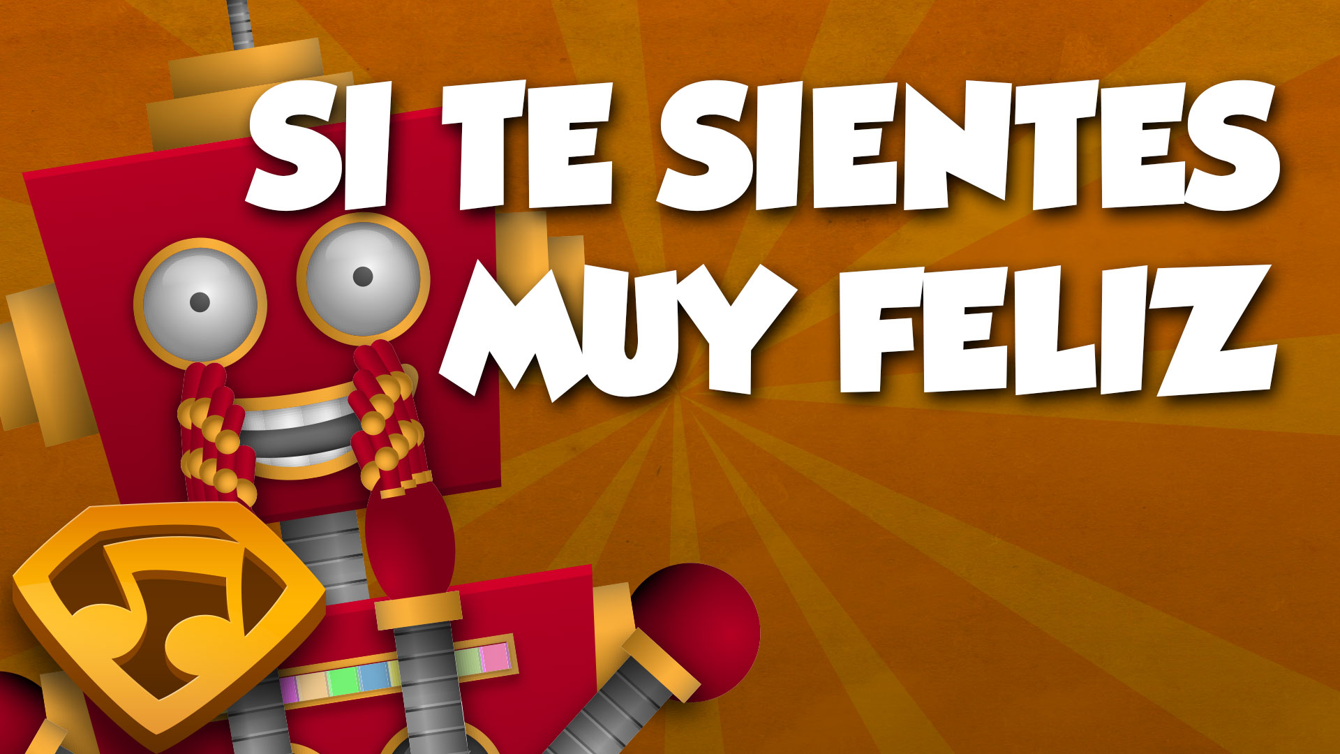 Si Te Sientes Muy Feliz, Aplaude Así (Versión Con Letras) video thumbnail. Click to watch the video.